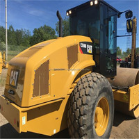 Compacteur à rouleaux vibrants d'occasion CAT CS56B modèle 2018 avec pompe hydraulique à vendre
