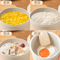 1L Mini Electric Heating Pot Manufacture Instant Noodles Soup Cookware Low-Power Electric Cooking