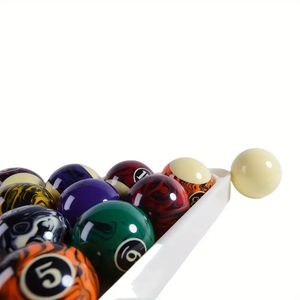 Jeu <span class=keywords><strong>de</strong></span> boules <span class=keywords><strong>de</strong></span> <span class=keywords><strong>billard</strong></span> <span class=keywords><strong>de</strong></span> taille réglementaire <span class=keywords><strong>de</strong></span> 2 à 1/4 pouces en résine marbre <span class=keywords><strong>de</strong></span> qualité supérieure - Product Image 2