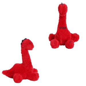 Peluche <span class=keywords><strong>Dinosauro</strong></span> Collo Lungo <span class=keywords><strong>Rosso</strong></span> Brillante, Morbido Giocattolo di Peluche per Bambini e Adulti, Supporto per Logo Personalizzato all'Ingrosso - Product Image 6