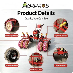 Semoir de précision à 4 rangs pour maïs, espacement des rangs réglable, machine à semer automotrice pour arachides et soja - Product Image 2