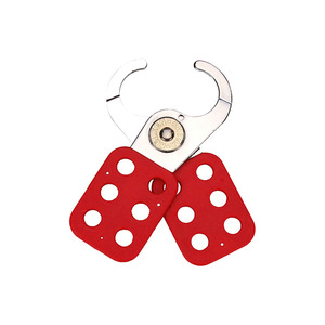 2024 meilleure vente moraillon PP poignée sécurité 6 trous acier sécurité verrouillage moraillon avec 1 mâchoire - Product Image 2