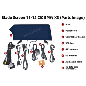 12.3 autoradio RoadNavi <span class=keywords><strong>Android</strong></span> 14 per BMW X3/X4 NBT EVO CIC F25 F26 2010-2018 - Product Image 5