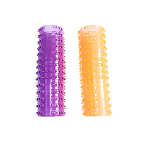 Jouet en peluche pour animaux de compagnie, cylindre à picots, accessoires 15CMTPR, accessoires de dentition en forme de cylindre - Product Image 5