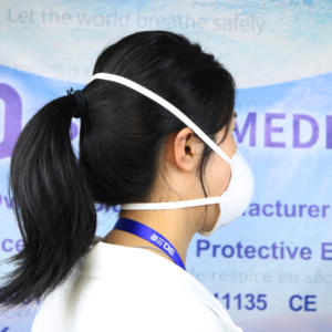 Niosk N95 كفاءة الترشيح الجرثومي درجة غرفة العمليات بكفاءة مع رغوة قناع الأنف - Product Image 4