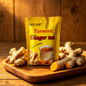 Tè Senza Zucchero con Estratto di Zenzero e Curcuma, Tè Istantaneo per l'Immunità in Bustina, OEM - Product Image 5