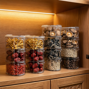 Contenitore <span class=keywords><strong>per</strong></span> Spezie, Trasparente e Impilabile, Perfetto <span class=keywords><strong>per</strong></span> Organizzare le Spezie in <span class=keywords><strong>Cucina</strong></span> - Product Image 3