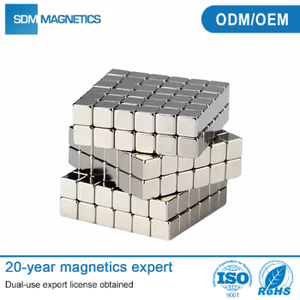 Cube magnétique en Nickel fort SDM 6x6mm 63.5x63.5mm 50mm bloc Cube carré matériaux magnétiques N52 N55 aimants en néodyme - Product Image 4