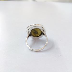 แหวนลาบราดอไรต์ เงินแท้ 925 แหวนพลอย งานแฮนด์เมด คอลเลคชั่นแหวนสวยๆ เครื่องประดับเงิน ราคาขายส่ง - Product Image 5