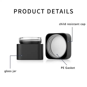 Tùy Chỉnh Màu Sắc <span class=keywords><strong>5Ml</strong></span> 7Ml 9Ml Trẻ Em Bằng Chứng Vuông Tập Trung <span class=keywords><strong>Jar</strong></span> Gia Vị Leakproof Kín Thủy Tinh Lưu Trữ Chiết Xuất Lọ Dầu Với Nắp - Product Image 6