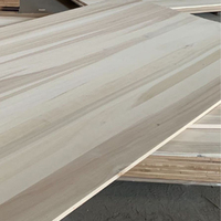 Prix de gros, taille personnalisée 2440*1220, planche en bois de peuplier blanchi carbonisé de couleur claire