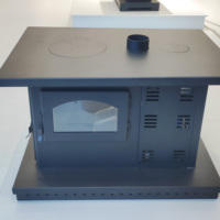 Estufa de Pellets de Madera con Pantalla Táctil WiFi Fangran 150Z, Ecológica, Independiente, Moderna, Chimenea Interior con Control Remoto para la Familia