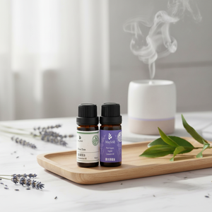 Duo Huile Pure Lavande & Tea Tree Mayfield pour Traitement Localisé de l'Acné, Soulagement de l'<span class=keywords><strong>Eczéma</strong></span>, Estompe les Cicatrices, Antiseptique Naturel Hydratant DIY - Product Image 2