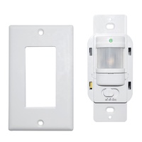 Interruptor de Pared con Sensor de Movimiento, Interruptor de Luz con Sensor Automático, Interruptor de Botón con Control Remoto