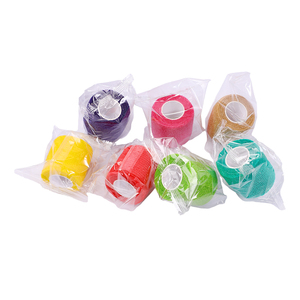 Bandage Cohésif Auto-adhésif Élastique Sportif Noir Non Tissé Personnalisé pour la Protection des Articulations - Product Image 3