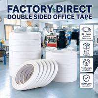 Cinta Adhesiva de Doble Cara de Tejido Suave Personalizada, Fabricación en Fábrica, Venta al por Mayor, Cinta Acrílica de Fusión en Caliente para Aplicaciones de Oficina, Papelería y Manualidades
