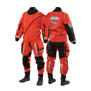Traje Seco WANZ de 3 Capas Altamente Personalizable, Manga Larga, Resistente al Viento, Impermeable, Transpirable, para Remo, con Cuello y Puños de Látex Neutro - Product Image 1