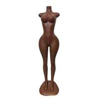 Mannequin de plage sans tête, taille réelle, avec des courbes généreuses, un gros buste et un gros fessier, pour maillots de bain, bikinis et sous-vêtements féminins.