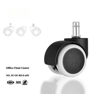 Roulettes pivotantes en fer de 2 pouces, résistantes à l'usure, en PP, modernes, légères, pour chaises de bureau, hôtel, chambre, école, salon - Product Image 4