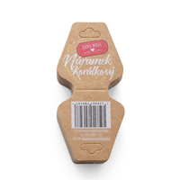 Etiquetas Plegables de Papel Kraft Ecológicas con Código de Barras y Logotipo Personalizado para Joyería de Alta Calidad, Regalos y Manualidades