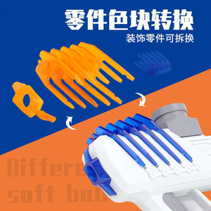 Pistola Giocattolo Elettrica X5 a Forma di Astronave, Giocattolo di Sicurezza ad Alta Velocità per Ragazzi - Product Image 2
