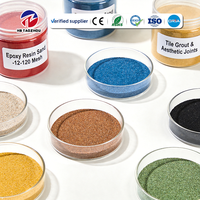 Sable coloré époxy antidérapant de qualité supérieure, rouge, jaune, vert, bleu, noir, gris, pour joints de carrelage, vente en gros en Chine, livraison rapide