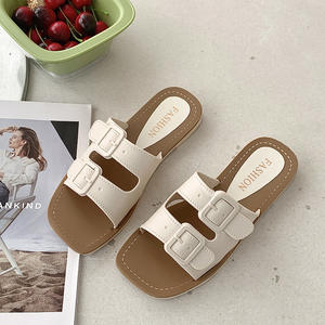 Pantuflas de gamuza suave de alta gama, aptas para uso en interiores y exteriores, pantuflas de invierno para mujer, cómodas y afelpadas, con función antideslizante. - Product Image 2