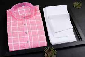 ขายร้อนงานแต่งงานสาเหตุสวมใส่ผ้าฝ้ายผู้ชายแบบดั้งเดิมและเรียบง่าย Kurta พร้อมชุดนอนคุณภาพดีที่สุดผู้ผลิต - Product Image 4