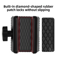 Adaptateur de trépied universel en aluminium, pince de précision pour la chasse et le tir, support de tir, pince de selle
