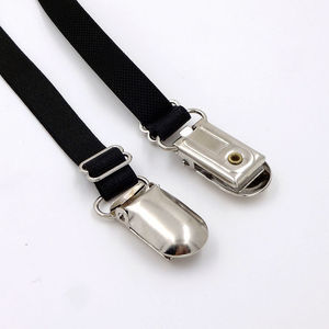 Jarretelles Anti-Glisse et Anti-Plis <span class=keywords><strong>à</strong></span> 3 Pattes avec Pinces Métalliques pour Chemises Formelles Hommes et Femmes - Product Image 4