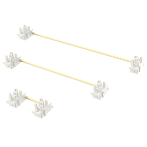 Estabilizadores montados en placa DUROCK V3, color blanco crema, nuevo USB 2.0, retroiluminado con LED, inalámbrico para teclados Cherry MX - Product Image 3