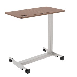 Adjustable Bedside <b>Table</b> With <b>Wheels</b> <b>For</b> Elderly And Adults Hospital Use - Product Image 4