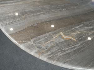 โต๊ะรับประทานอาหารหรูหรา UnionStone แบบสั่งทำพิเศษ 10 ที่นั่ง สไตล์โมเดิร์น คุณภาพสูง หินอ่อนสีเทาธรรมชาติ ดีไซน์สั่งทำพิเศษ - Product Image 5