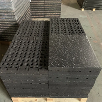 Plancher en caoutchouc de gymnastique 15mm d'épaisseur tout en caoutchouc fin de meilleure qualité pour l'utilisation en zone de sport imperméable et insonorisé