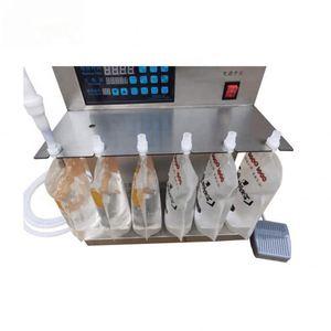 Automatic Spout Filling <b>Machine</b> for Fertilizers Stand Bag Yogurt Filling <b>Machine</b> 4-12 Heads - Product Image 3