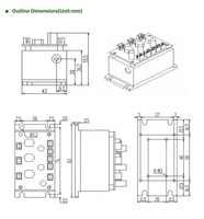 Module laser RVB LT-LS-RGB-5W laser à couplage spatial avec pièces d'équipements laser à modulation TTL