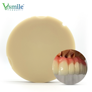 Vsmile 98mm Materiali Dentali, Protesi Monolayer, Dentiera Completa, Blocco <span class=keywords><strong>PMMA</strong></span> Monolayer Rosa per Laboratorio Dentale - Product Image 2