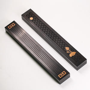 木製で環境に優しく持続可能な黒檀の線香立て、ヨガやスパに最適な手作り品 - Product Image 1