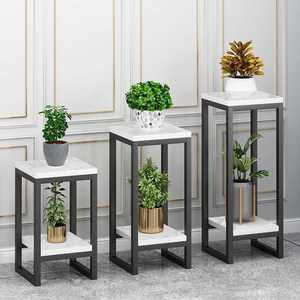 Support à fleurs de luxe au design minimaliste moderne, étagère haut de gamme pour plantes vertes d'intérieur, style balcon, sur pied à plusieurs niveaux - Product Image 5