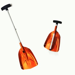 Pala telescópica para nieve de 78.5 cm extensible, de aleación de aluminio para uso en exteriores, para coche y camping. - Product Image 2