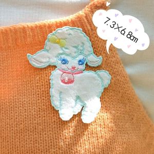 New Self Adhesive Embroidery Cute Cartoon Plush Lamp Patch for Kid's Clothes Hat Bag Decoration - Product Image 5