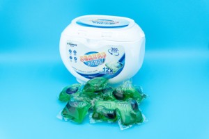 Capsules de lessive en gros assorties, multi-parfums, 3-en-1, 4-en-1, billes de lavage, OEM ODM, gel concentré pour lessive en boules - Product Image 6