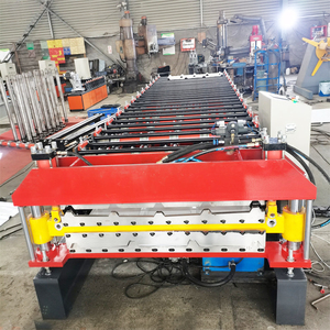 Máquina Formadora de Paneles para Techos con Cuatro Columnas Guía IBR, Máquina Formadora de Rollos de Doble Capa, Máquina Formadora de Rollos para Techos Trapezoidales - Product Image 6