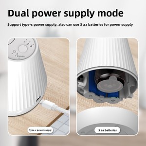 New Metal Desktop Aromatherapy Machine 0.5L Capacity Two-Fluid Pure Essential <b>Oil</b> <b>Diffuser</b> Timing Function Easy Replace Car - Product Image 2