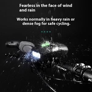 Многофункциональный ABS Аксессуары для велосипеда передний светодиодный фонарик для ночной езды электронный звонок Рог IPX5 Водонепроницаемый горный велосипед - Product Image 2
