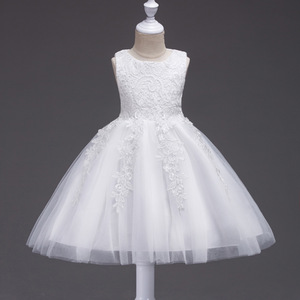 Robe en dentelle pour filles, tulle rouge, tenue de princesse, costume de scène, taille 802 - Product Image 5