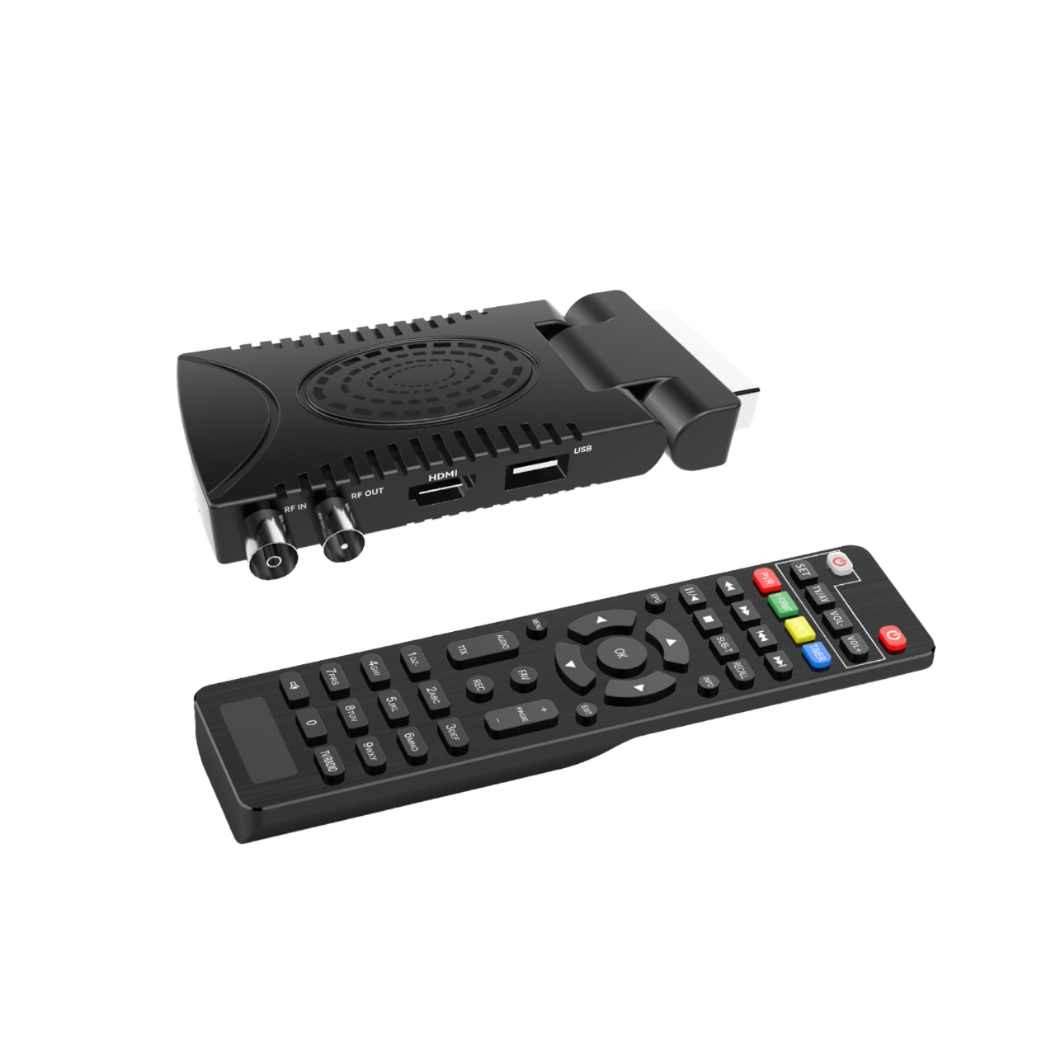 Decoder Digitale Terrestre ANFEL DVB-T2 HEVC H265 Full HD 1080p Con HDMI