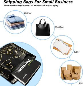 Sobres de Correo Impermeables, Bolsas de Polietileno Resistentes con Cierre Autoadhesivo para Envíos - Product Image 5