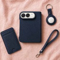 Étui de téléphone en cuir pleine fleur pour iPhone Duo, housse de protection fine, logo personnalisé, fabricant OEM ODM, vente en gros
