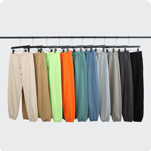 Conjunto de <span class=keywords><strong>sudadera</strong></span> con cuello redondo éxito de ventas al por mayor logotipo personalizado pantalones de chándal de peso pesado y sudaderas con capucha conjunto de pantalones de chándal unisex 2xl de alta calidad - Product Image 2